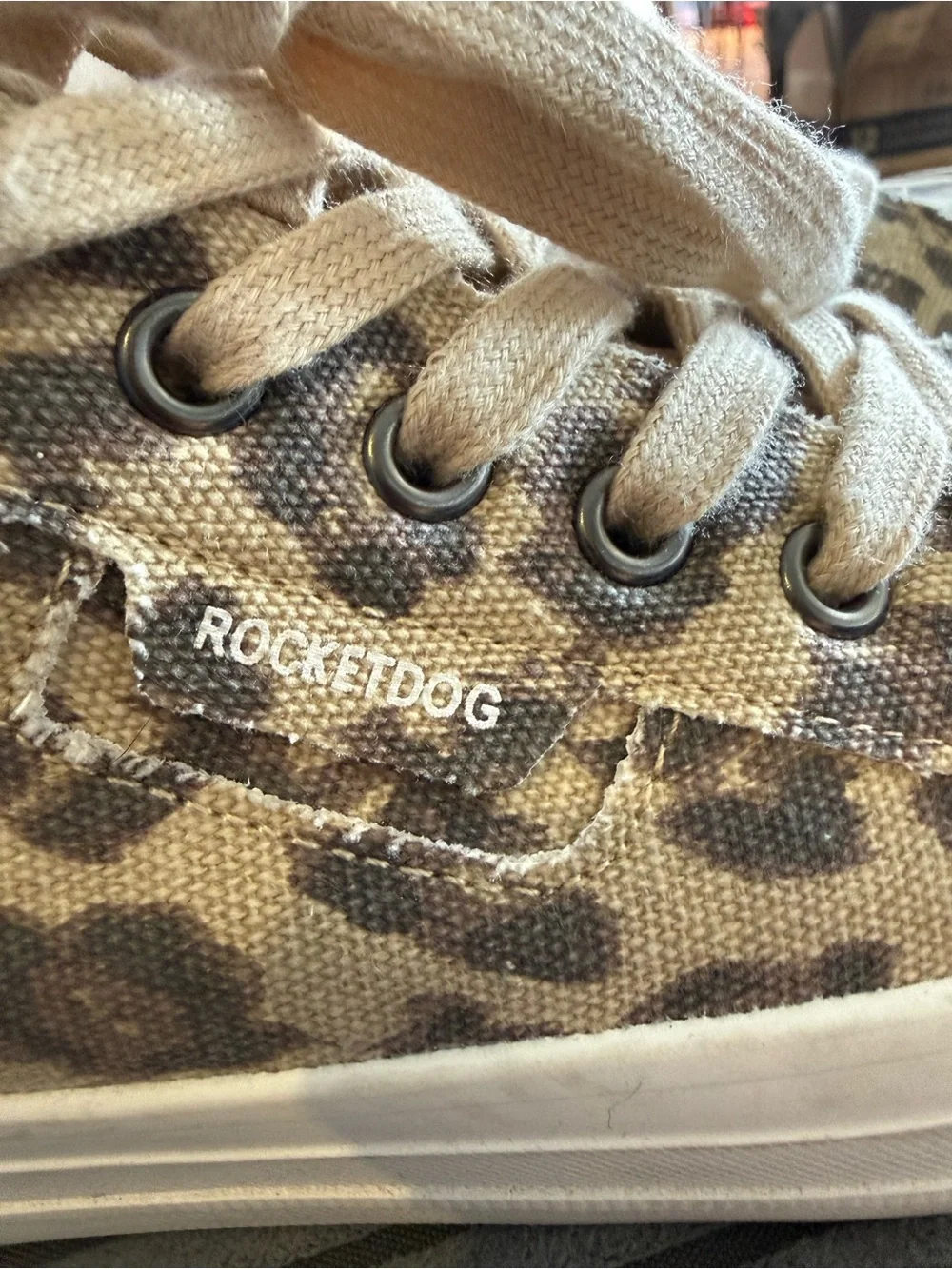 Rocket Dog leopard pattern